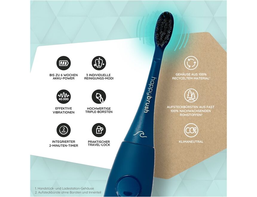happybrush ECO VIBE 3 Starterkit Ocean
