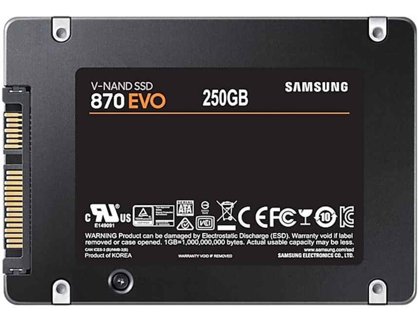 Samsung 870 EVO 2,5" (250GB)