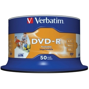 Verbatim DVD-R 50er Spindel printable 4,7GB Photo
