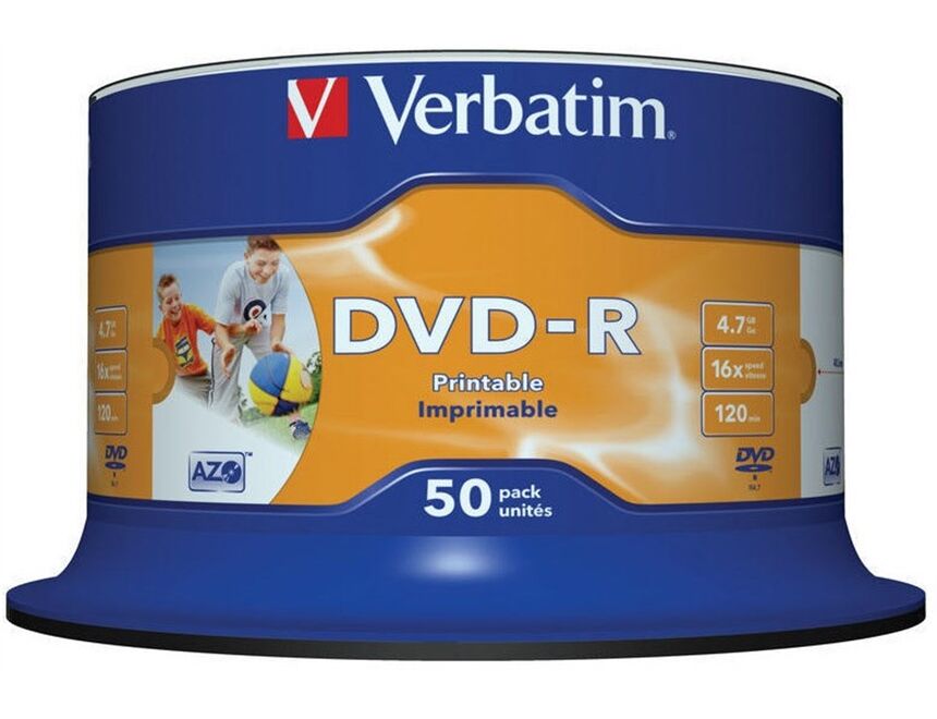 Verbatim DVD-R 50er Spindel printable 4,7GB Photo