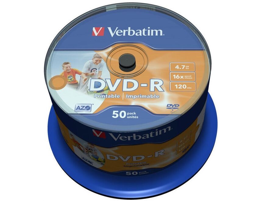 Verbatim DVD-R 50er Spindel printable 4,7GB Photo
