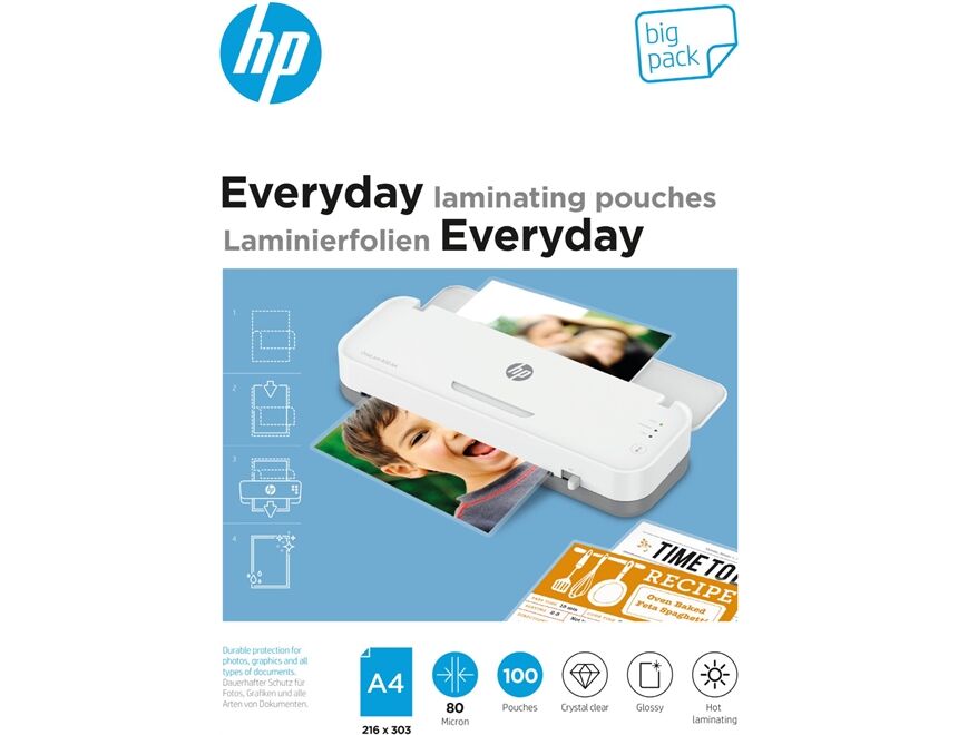 HP Everyday Laminierfolien A4 80 Mic