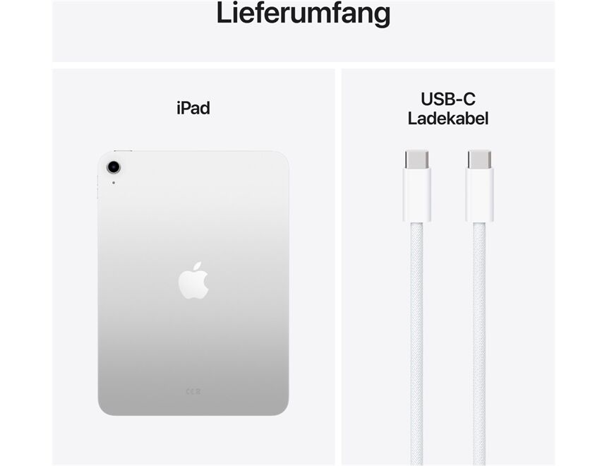 Apple iPad 11 (128GB) WiFi ( Silber 11. Generation 2025)