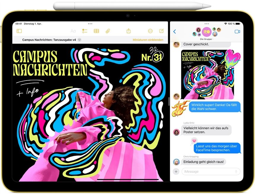 Apple iPad 11 (128GB) WiFi ( Silber 11. Generation 2025)