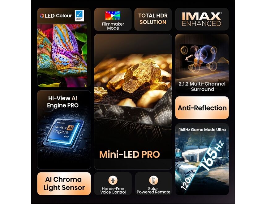 Hisense 65U7Q Pro jetzt mit 100€ Cash Back*