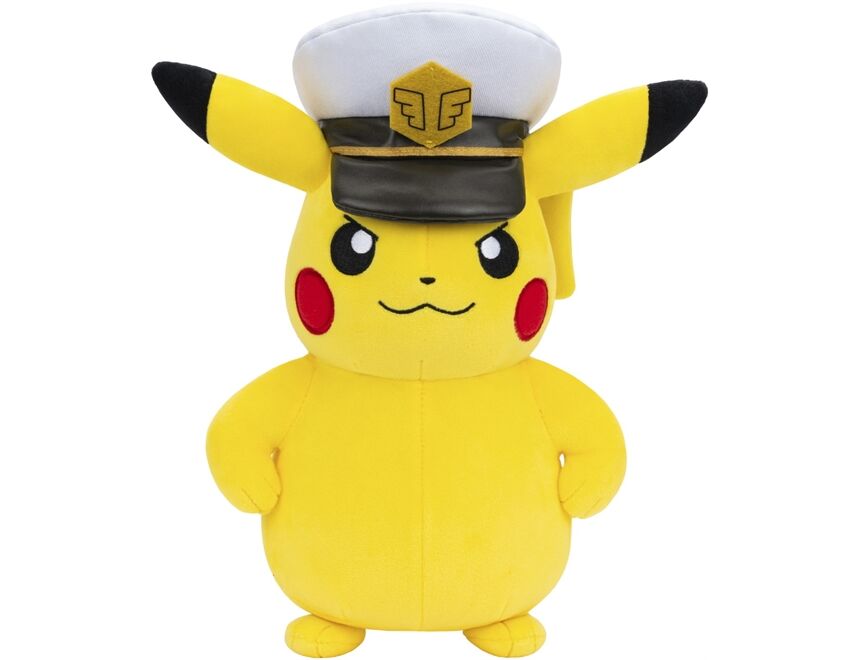 JAZWARES 70217 Captain Pikachu Plüsch (20cm)