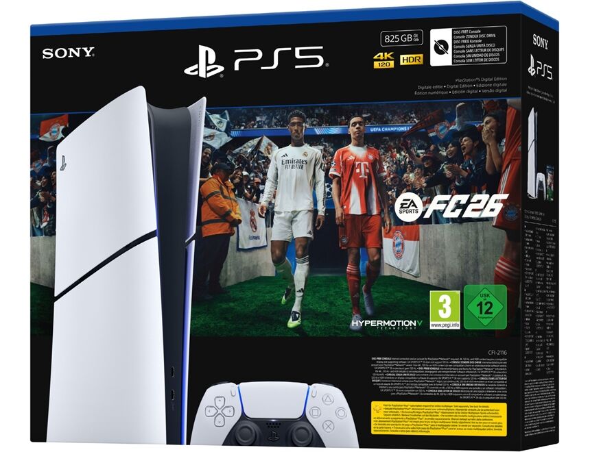 Sony PlayStation 5 Digital Edition inkl. EA FC 26