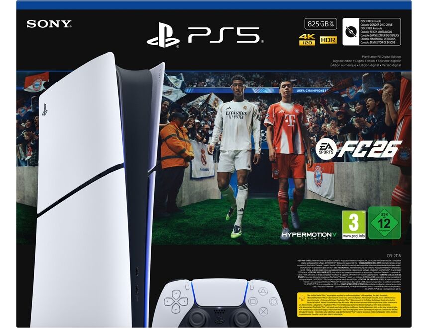 Sony PlayStation 5 Digital Edition inkl. EA FC 26