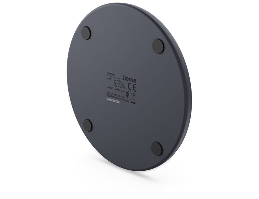 Hama 201745 Kabelloses Ladepad(15W)