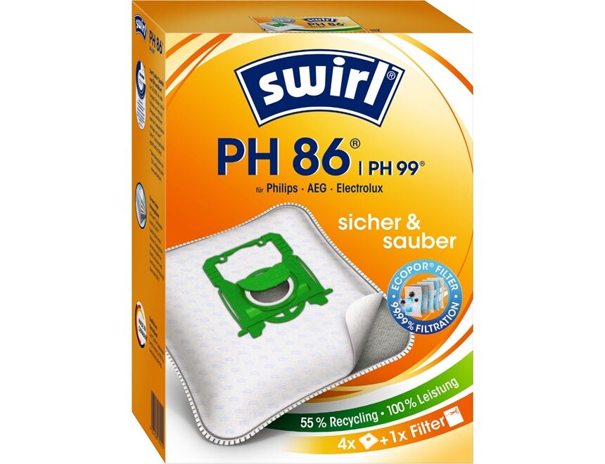 Swirl Staubsaugerbeutel PH 86 MP Plus AirSpace