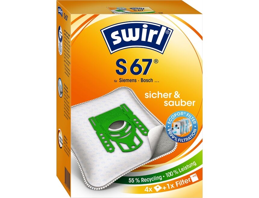 Swirl Staubsaugerbeutel S 67 MP Plus AirSpace