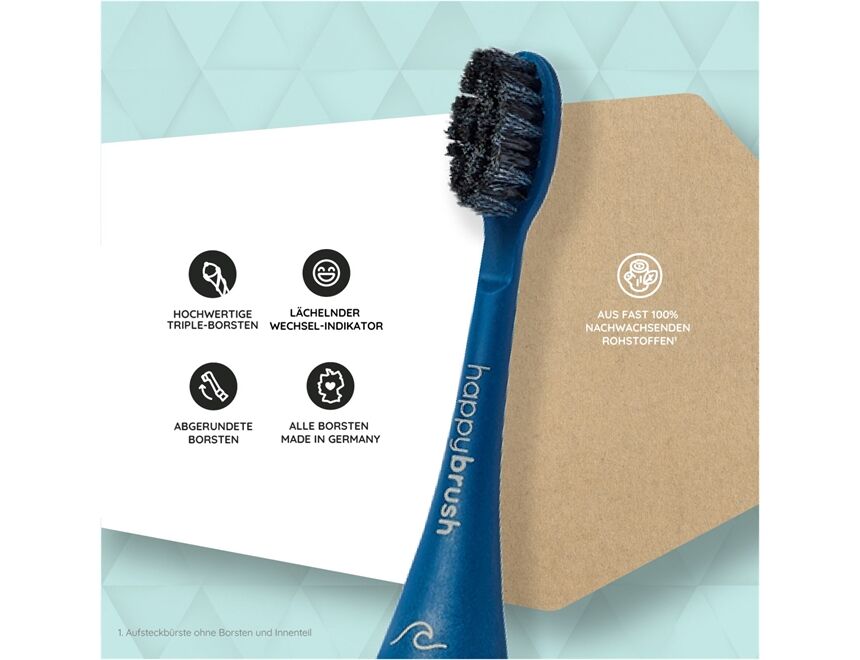 happybrush ECO VIBE 3+ Aufsteckbürsten Ocean