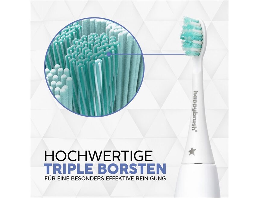 happybrush ECO VIBE KIDS Aufsteckbürsten Agnes