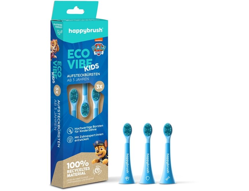 happybrush ECO VIBE KIDS Aufsteckbürsten
