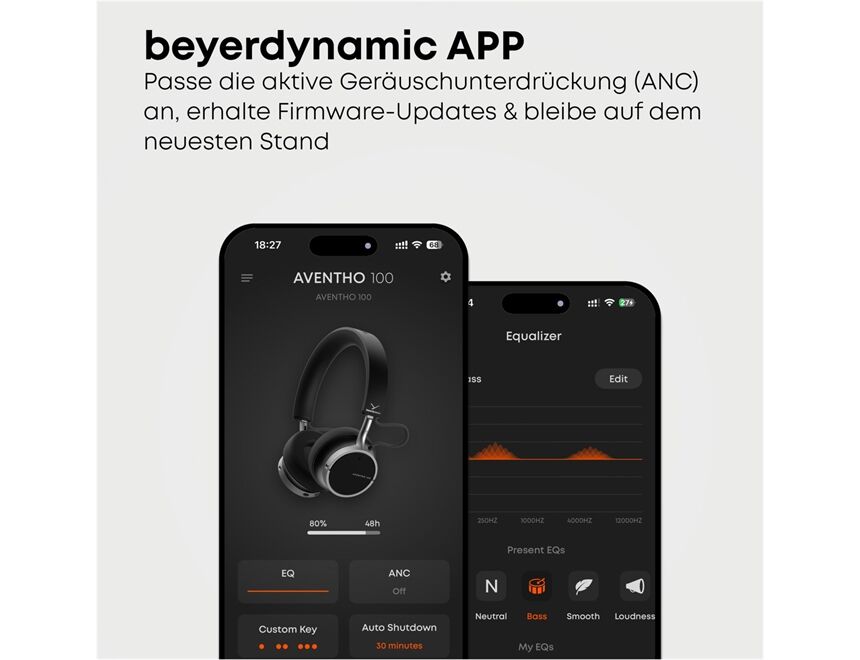 Beyerdynamic 231982 AVENTHO 100 SW BT OVEREAR KOPFH*O*RER