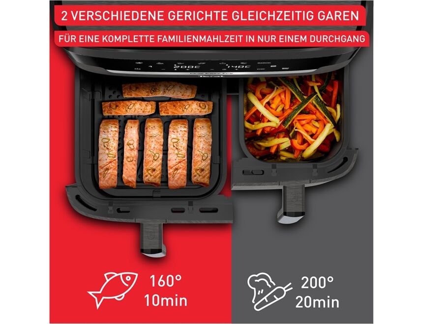 Tefal EY942H Dual Easy Fry XXL