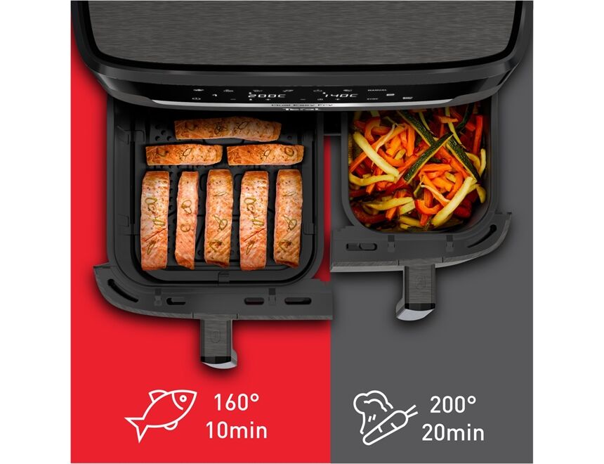 Tefal EY942H Dual Easy Fry XXL