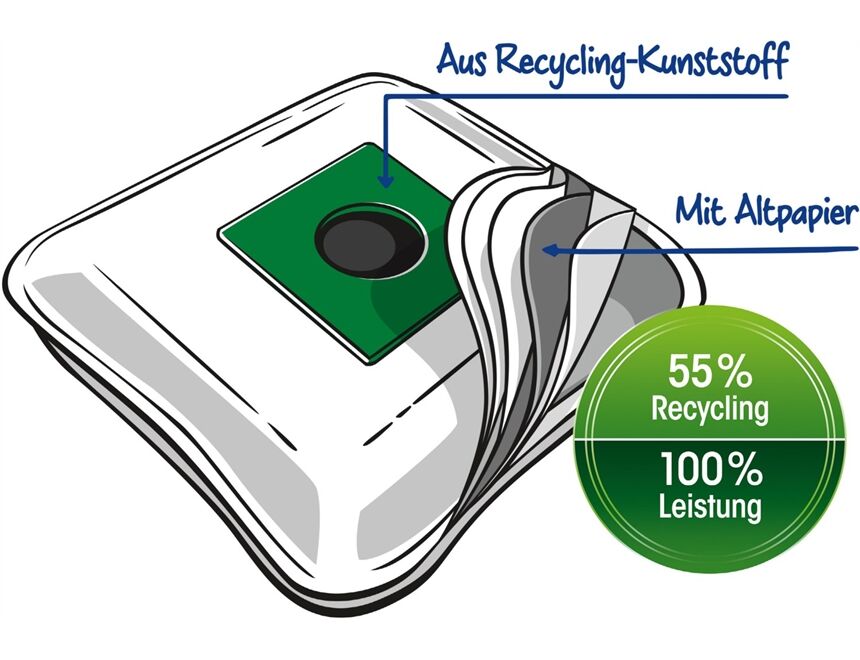 Swirl Staubsaugerbeutel S 67 MP Plus AirSpace