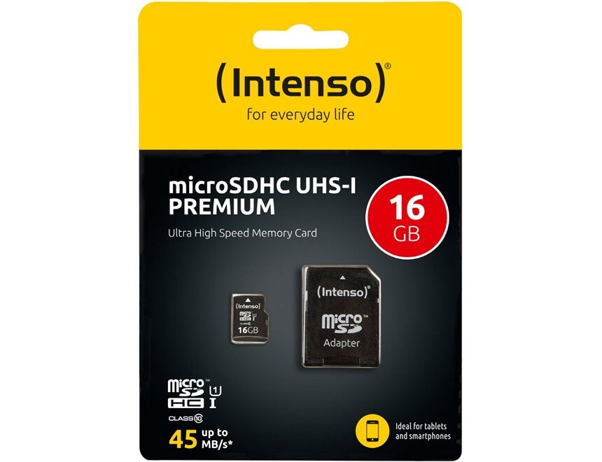 Intenso microSDHC Card Premium (16GB)