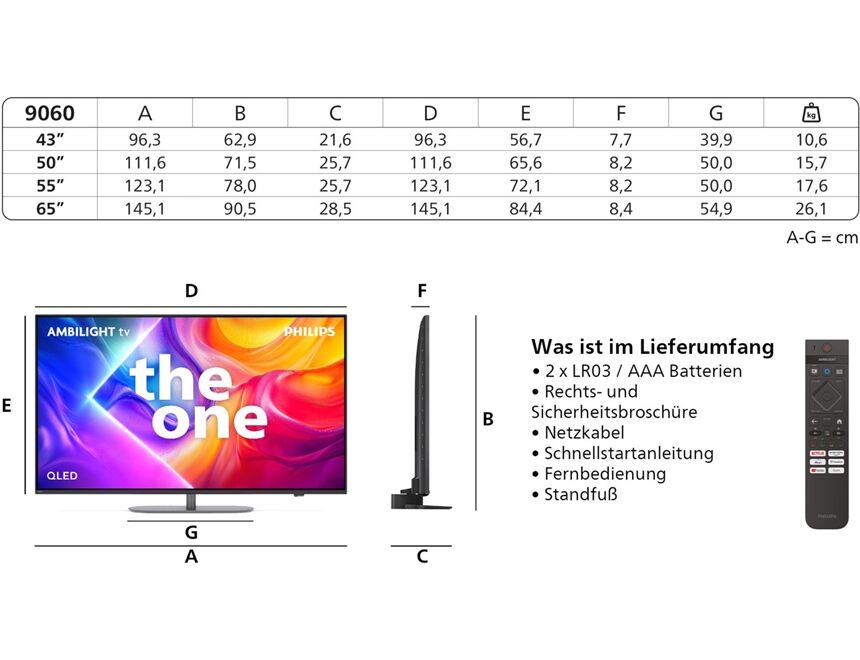Philips 43PUS9060/12 The One