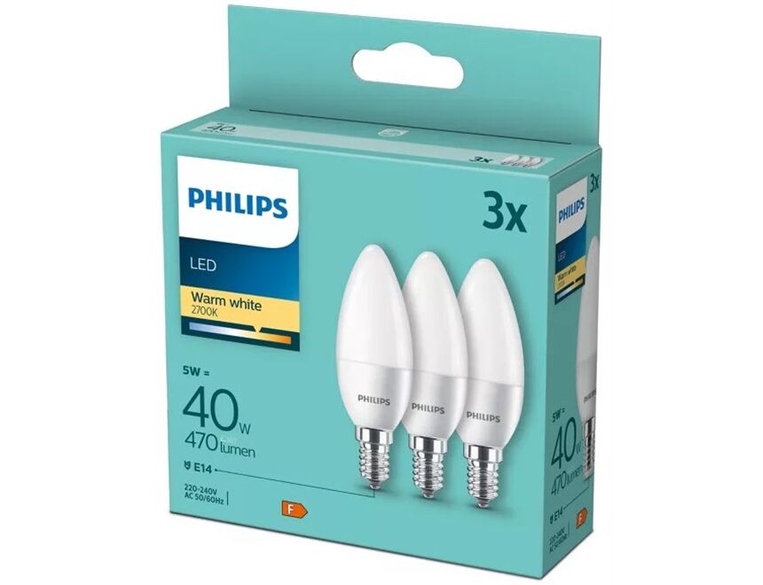 Hama 4754 LED 40W B35 E14 WW