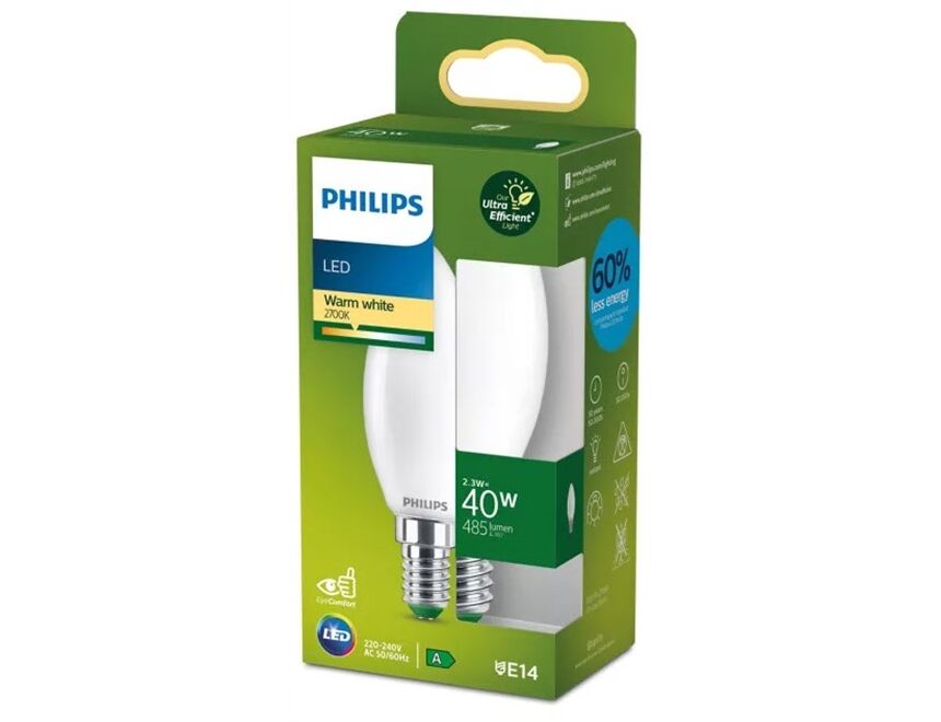 Hama 228312 LED CLA 40W B35 E14 2700K