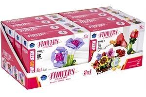 AKTRADE 70377 Flowers Building Set 1
