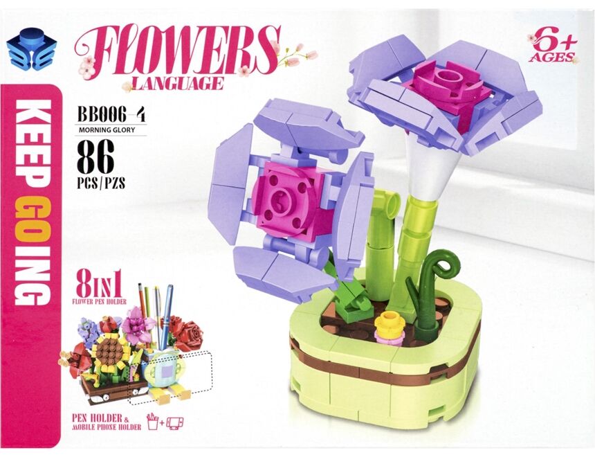 AKTRADE 70377 Flowers Building Set 1