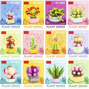 AKTRADE 70378 Flowers Building Set 2