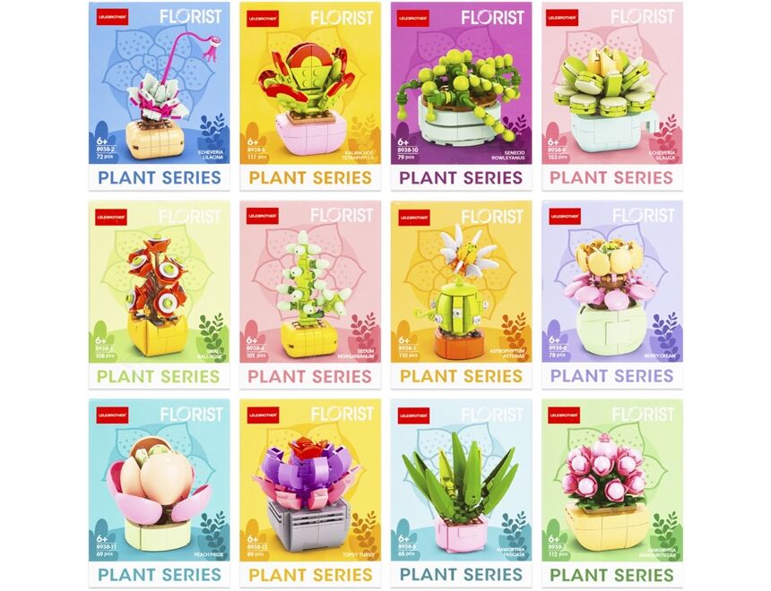 AKTRADE 70378 Flowers Building Set 2
