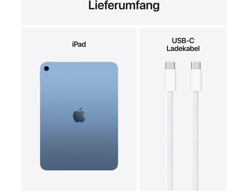 Apple iPad 11" (128GB) WiFi A16 blau