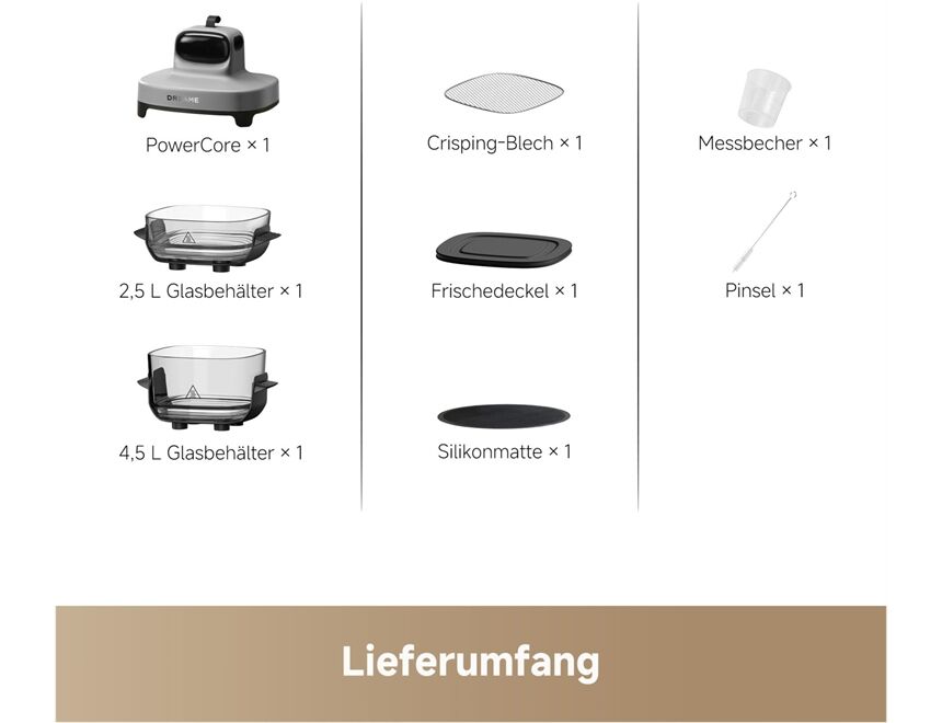 DREAME PT60 AirFryer Tasti