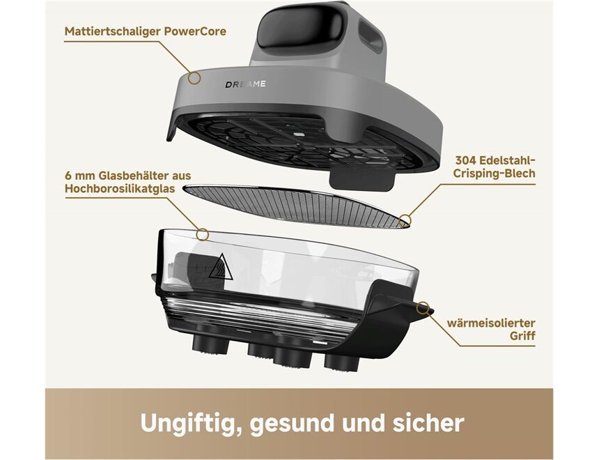 DREAME PT60 AirFryer Tasti