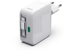 Hama Schnellladegerät USB-C (65W) white