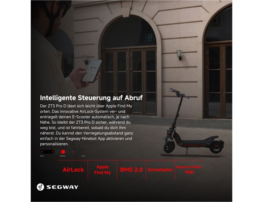 Ninebot by Segway eKickScooter ZT3 Pro D