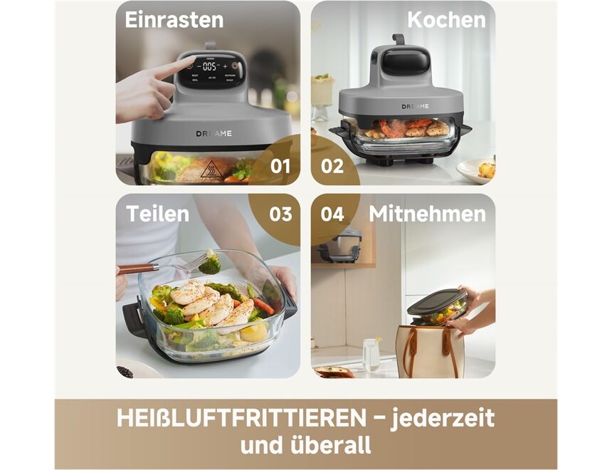 DREAME PT60 AirFryer Tasti