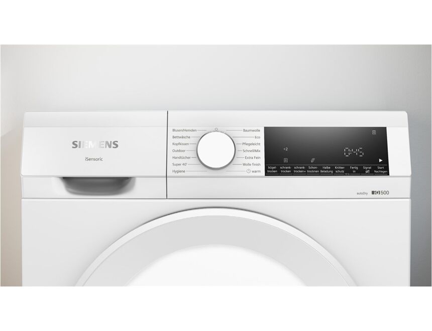 Siemens WQ33G2D21 + WZ20600 Wollekorb
