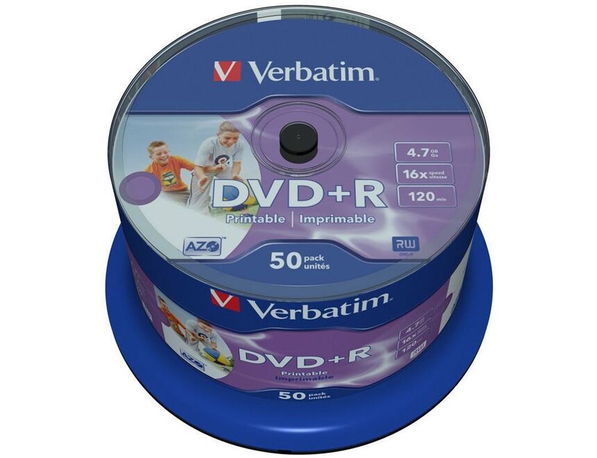Verbatim DVD+R AZO 16x 4.7GB (50er Spindel)