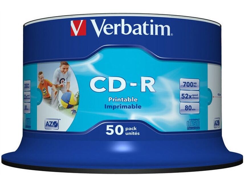 Verbatim CD-R AZO 52x 700MB (50er Spindel)