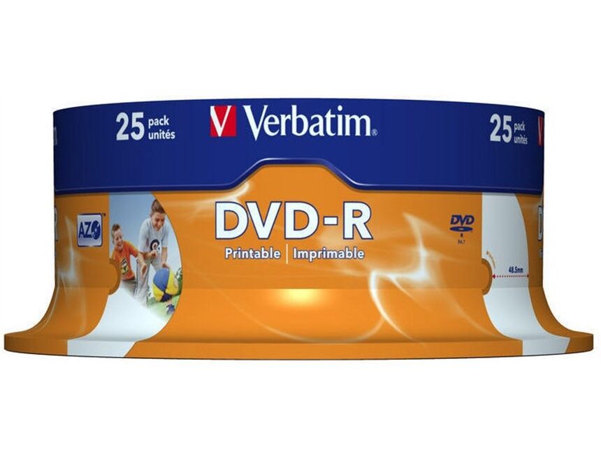 Verbatim DVD-R 16X PRINTABLE 25ER