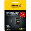Intenso microSDHC Card Professional (16GB)