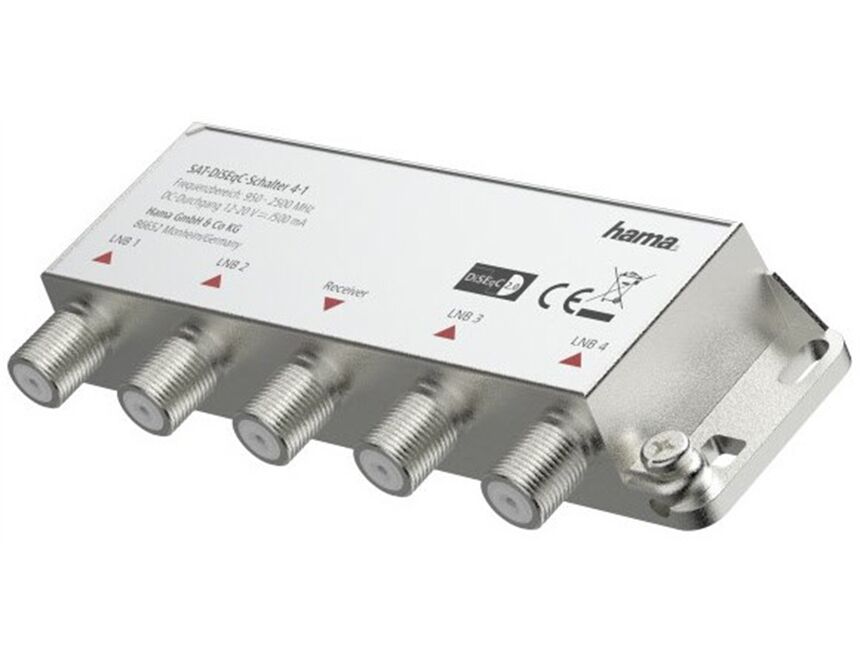 Hama 205290 SAT-DiSEqC-Schalter 4-1