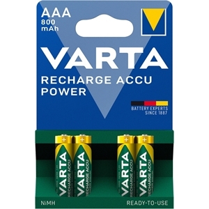 Varta Accu AAA 800mAh 4er Blister