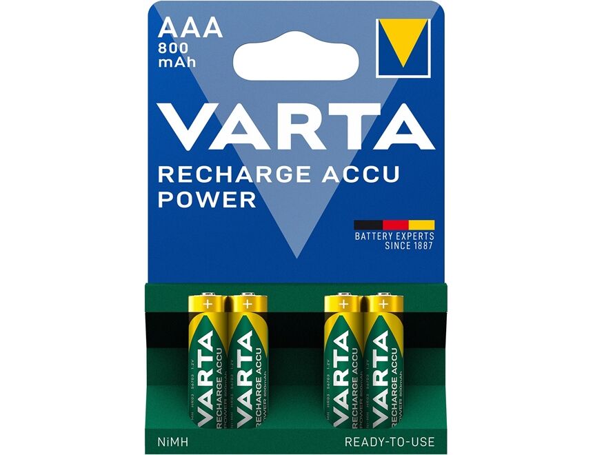 Varta Accu AAA 800mAh 4er Blister