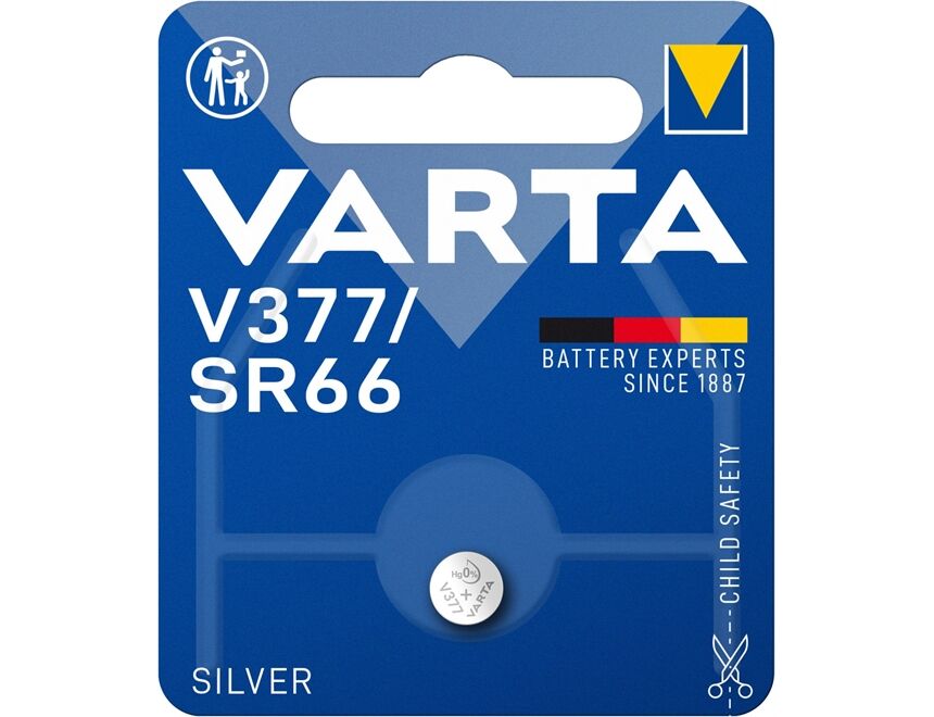 Varta V377 / SR66 1er Blister Knopfzellen-Batterie