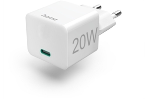 Hama 201650 Mini-Schnellladegerät USB-C (20W)