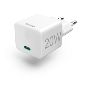Hama 201650 Mini-Schnellladegerät USB-C (20W)