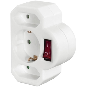 Hama 223217 Steckdosenadapter 3-fach