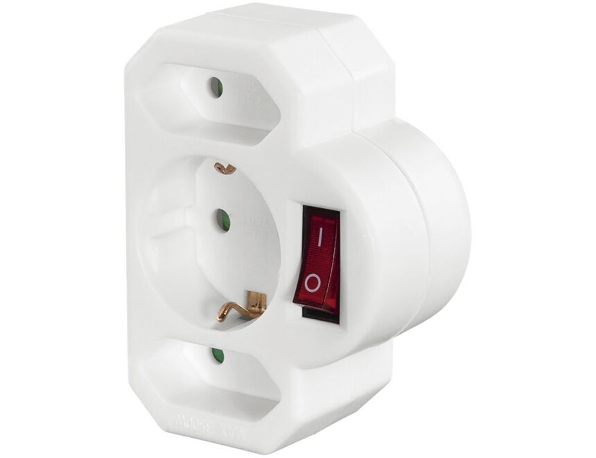 Hama 223217 Steckdosenadapter 3-fach