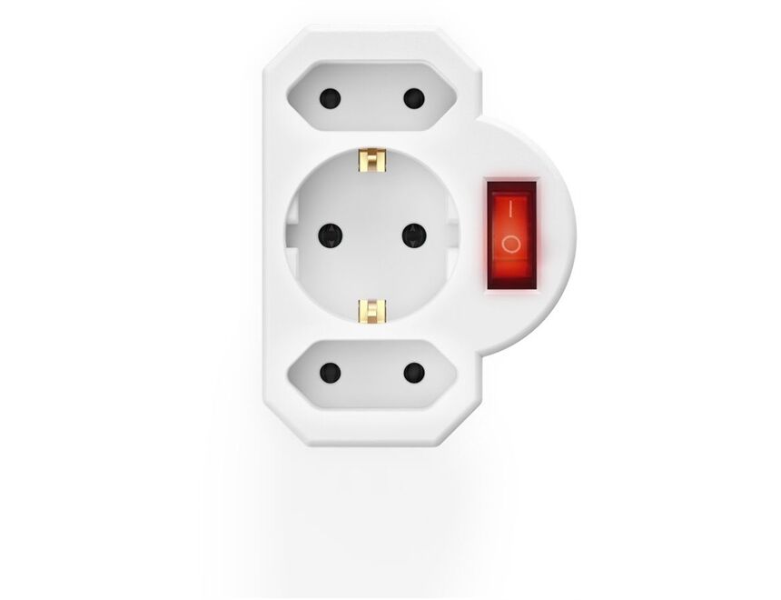 Hama 223217 Steckdosenadapter 3-fach